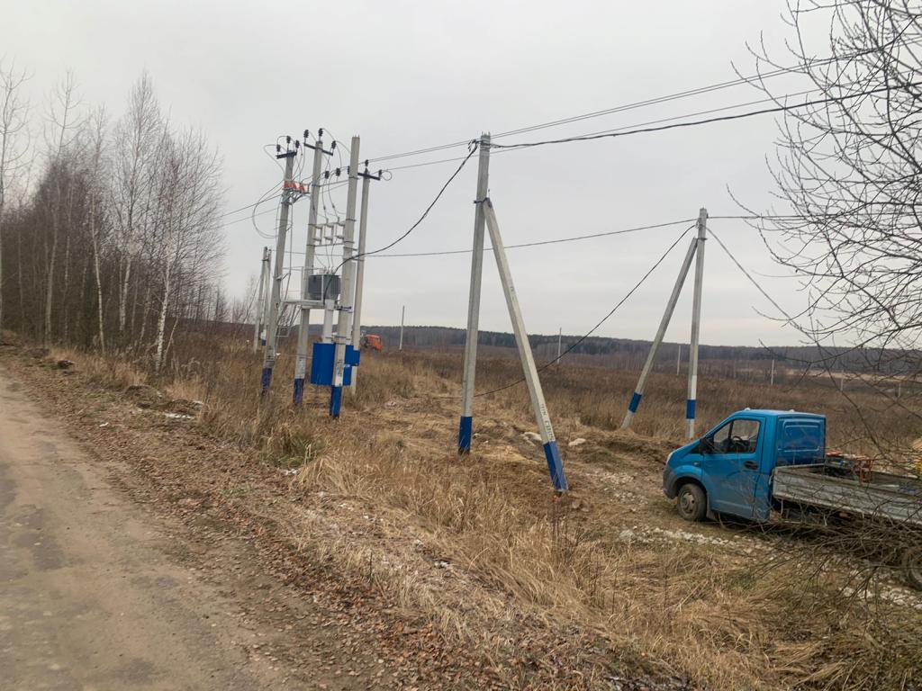 Электрификация в посёлке "Рыболово парк-3"