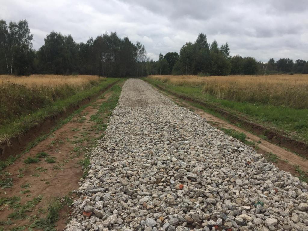 В КП «Рыболово парк-2» закончено строительство рабочих дорог