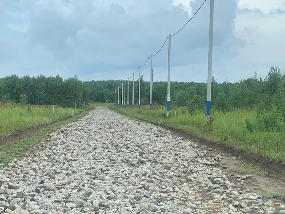 В поселке «Костинский лес» продолжаются работы по строительству дорог