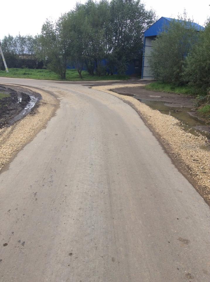 Завершен ремонт дороги к поселку «Костинский лес»
