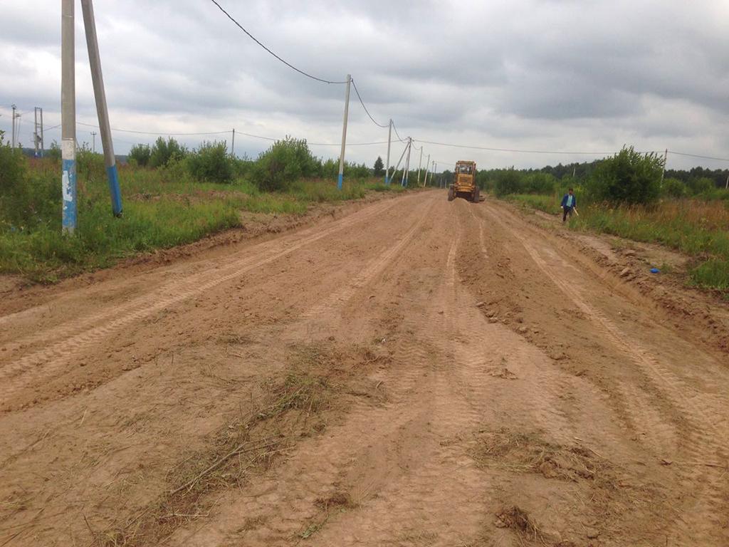 В поселке «Костинский лес» началось строительство дорог во 2 этапе