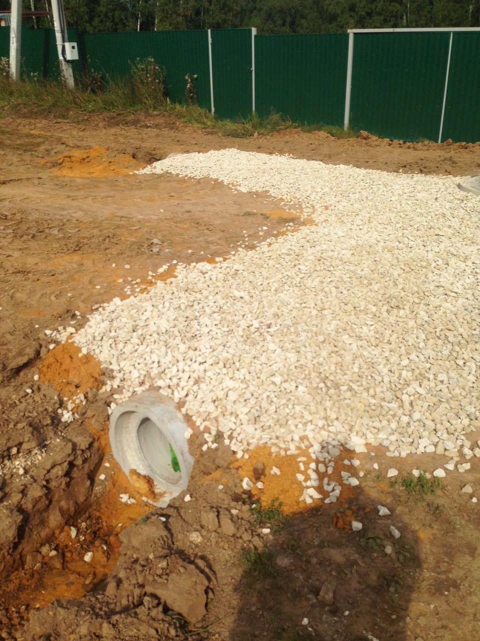 Строительство ливневой канализации в поселке «Озерный»