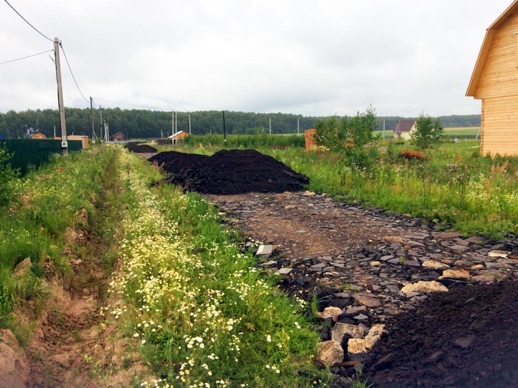 В поселке «Раменские дали» продолжается строительство дорог во 2 этапе