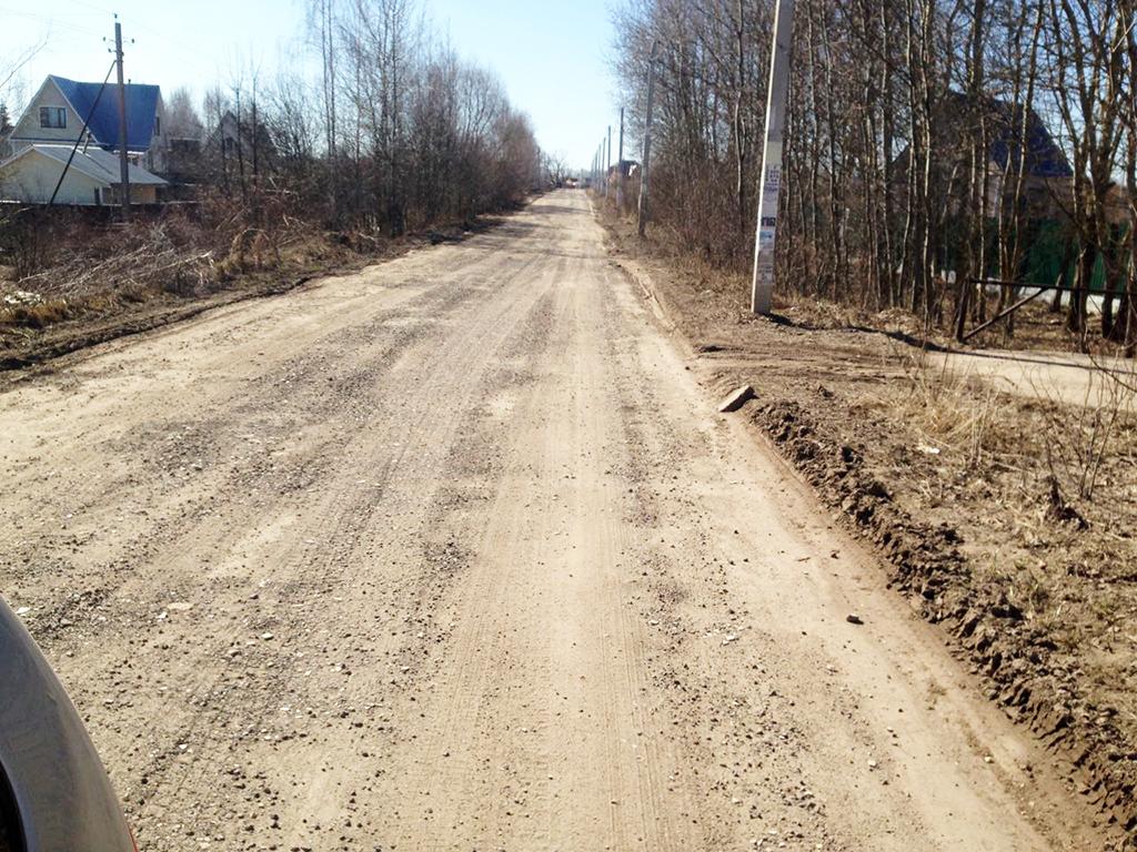 Произведен ремонт подъездной дороги от трассы М5 «Урал» до поселка «Озерный»