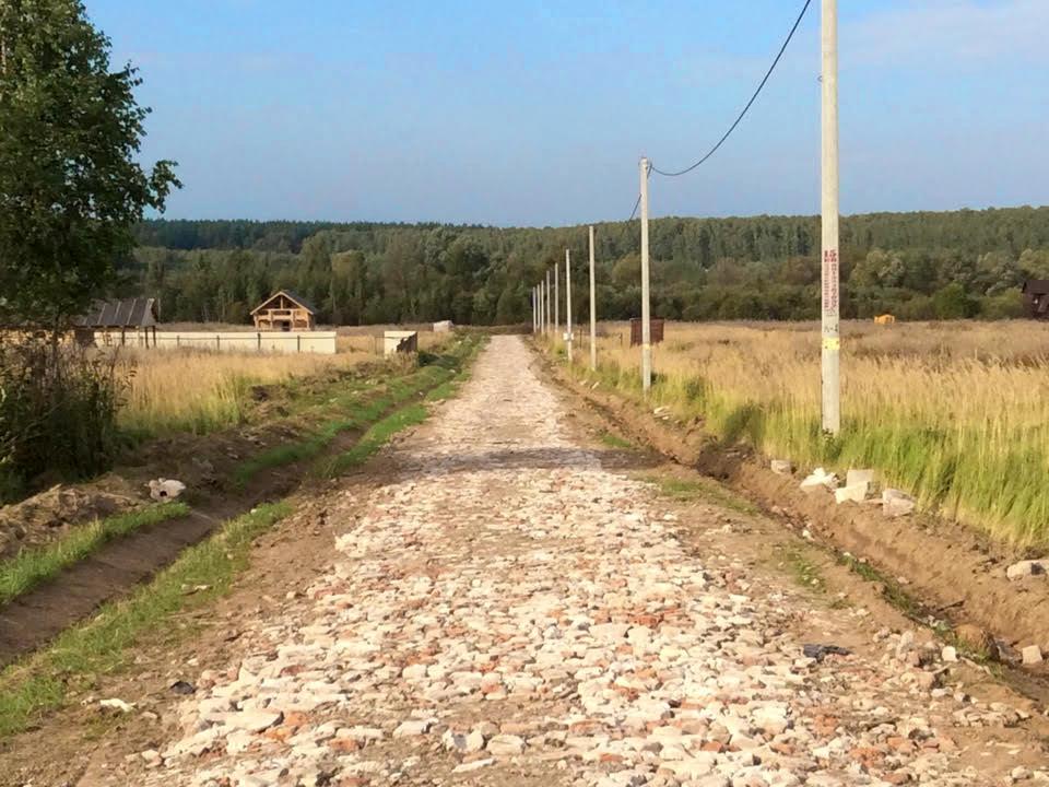 Строительство дорог в КП «Рыболово парк» завершено