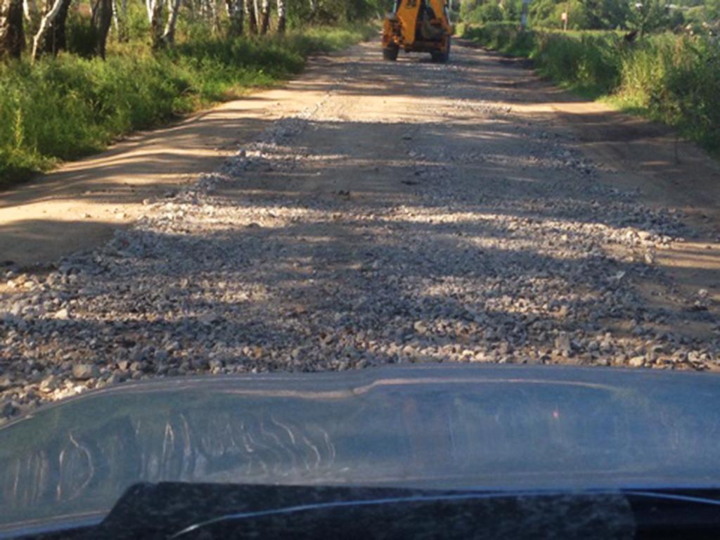 Компания «ZEM-Земли в Московской области» отремонтировала дорогу к КП «Ясная поляна»